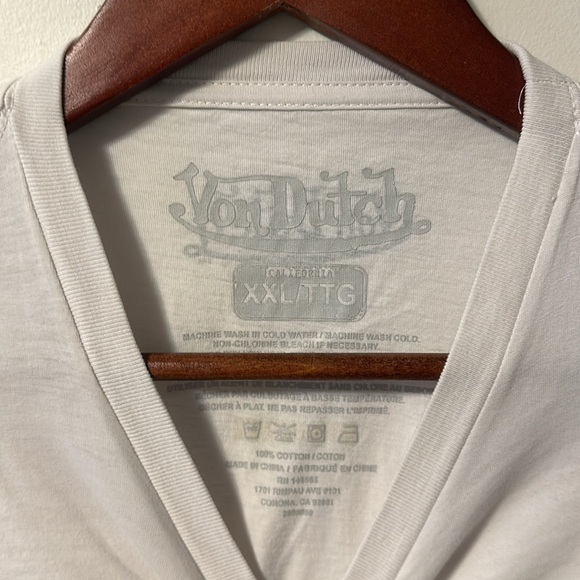 VINTAGE Y2K Von Dutch tshirt men’s sz xxl GUC - Picture 4 of 5